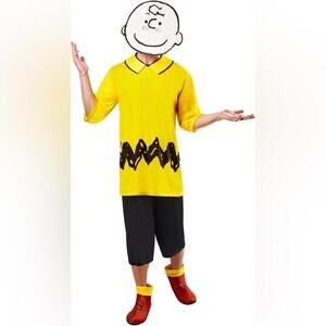 Peanuts Charlie Brown Halloween Costume Men M Medium